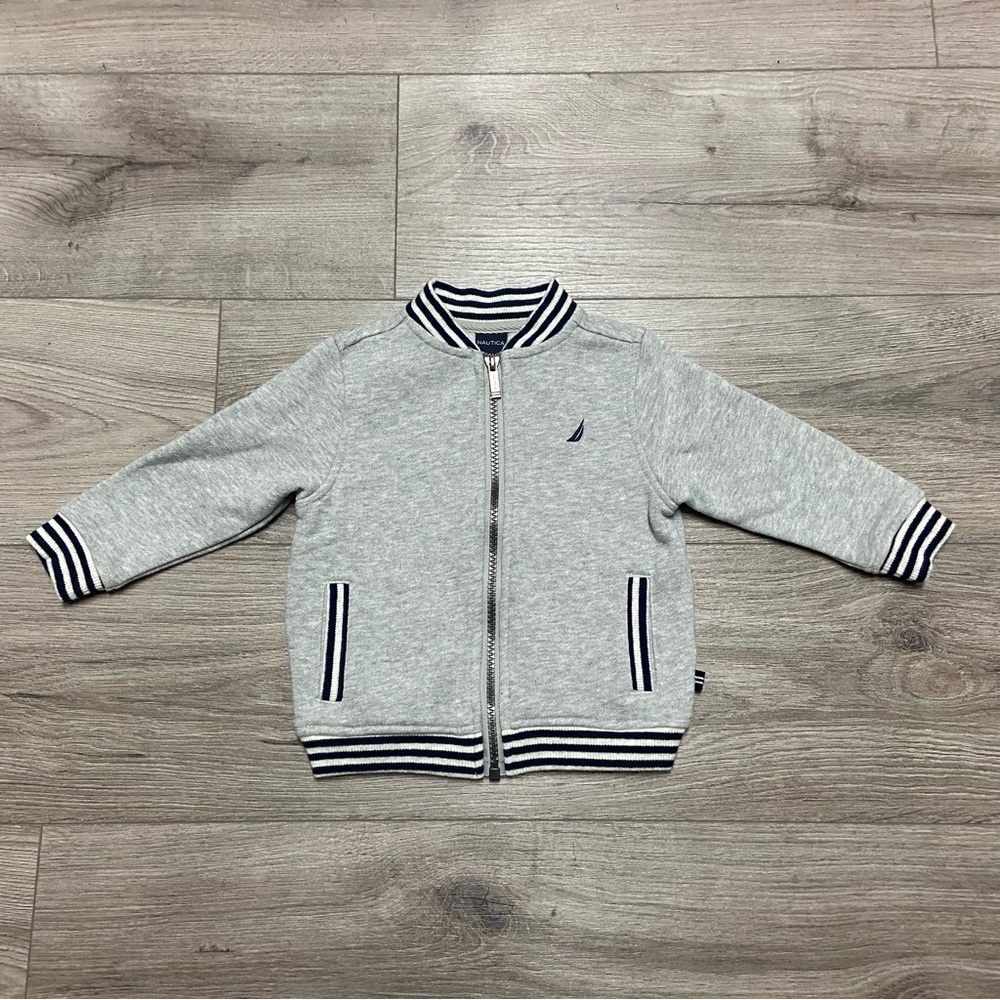 Nautica Baby Boys 24 Months Varsity Gray Jacket